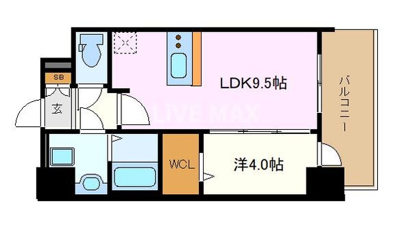 プレサンス新栄ユリシスの物件間取画像